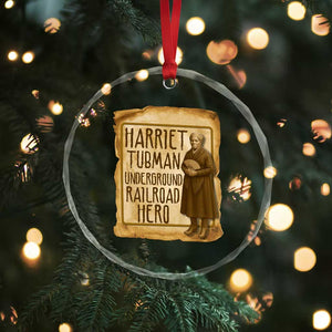 Underground Railroad Hero Harriet Tubman Crystal Glass Ornament Feminist History Gift TS12 Print Your Wear