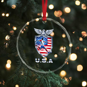 USA 2026 Soccer Player Crystal Glass Ornament United States Team Pride TS12 Print Your Wear