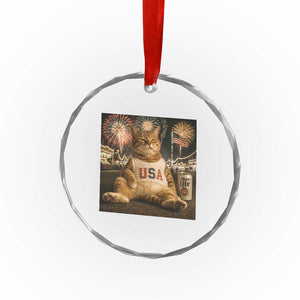 USA 250th Anniversary Statue of Liberty Crystal Glass Ornament The Summer USA Turned 250 TS14 Print Your Wear