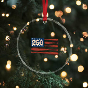 USA Flag Baseball Crystal Glass Ornament America 250th Anniversary Gift TS12 Print Your Wear