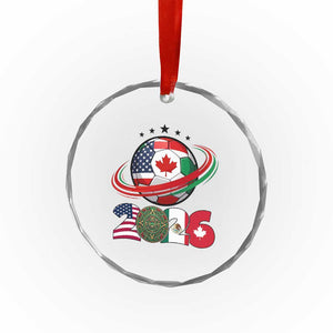 USA Mexico Canada Crystal Glass Ornament 2026 Football Fan Gift TS12 Print Your Wear