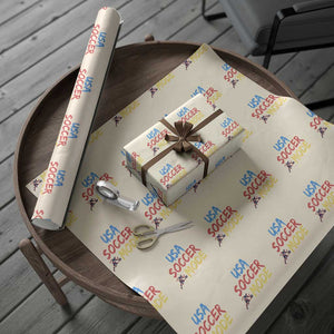 USA Soccer Mode Wrapping Paper Roll United States Team Pride TS12 Beige Print Your Wear