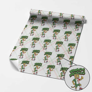 Vamos Mexico Fierce Leopard Wrapping Paper Roll Soccer 2026 Fan Gift TS12 Christmas Plaid Print Your Wear