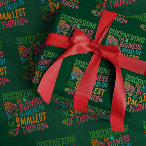 VBS 2025 Insects Adventure Wrapping Paper Roll Discovering the Bigness of God in the Smallest of Things TS02 Green Print Your Wear