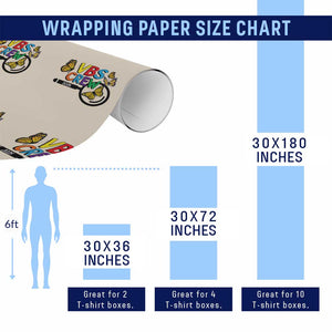 VBS 2025 Wrapping Paper Roll Magnified Vacation Bible School Butterfly VBS Team TS02 Print Your Wear