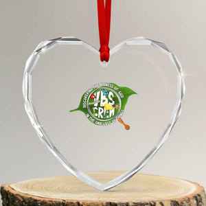 VBS Crew 2025 Heart Crystal Glass Ornament Magnified Discovering The Bigness Of God In The Smallest Of Things TS02 Transparent Glass 3'' Heart Print Your Wear