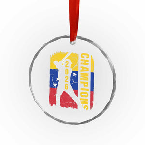 Venezuela 2026 Champions Crystal Glass Ornament Baseball Vinotinto Pride Gift TS12 Print Your Wear