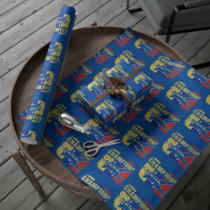 Venezuela 2026 Champions Wrapping Paper Roll Baseball Vinotinto Pride Gift TS12 Blue Print Your Wear