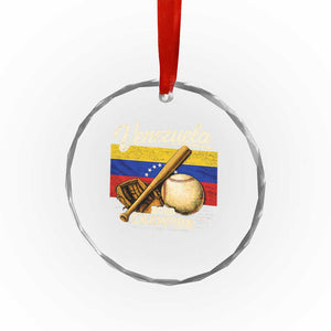 Venezuela Baseball 2026 Crystal Glass Ornament Champions Vintage Venezuelan Flag Baseball Fan Gift TS10 Print Your Wear