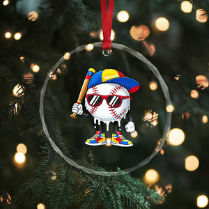 Venezuela Baseball Crystal Glass Ornament Venezuelan Pride Baseball Life Style Youth Drip Baseball Boys Kid TS10 Print Your Wear