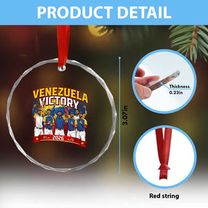 Venezuela Baseball Victory Crystal Glass Ornament Venezuelan Pride Gift TS12 Print Your Wear