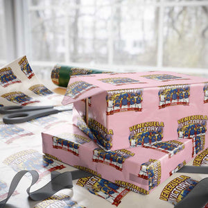 Venezuela Baseball Victory Wrapping Paper Roll Venezuelan Pride Gift TS12 Light Pink Print Your Wear