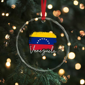 Venezuela Flag Pride Patriotic Crystal Glass Ornament for Venezuelan Roost TS02 Print Your Wear