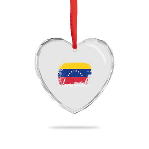 Venezuela Flag Pride Patriotic Heart Crystal Glass Ornament for Venezuelan Roost TS02 Print Your Wear
