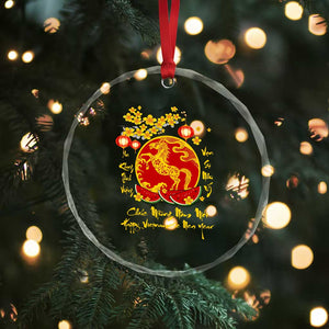 Vietnamese Lunar New Year 2026 Crystal Glass Ornament Chuc Mung Nam Moi Tet Holiday Horse Zodiac TS11 Print Your Wear