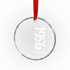 Vintage 1956 Legend Crystal Glass Ornament 70th Birthday Gifts Special Milestone TS11 Print Your Wear