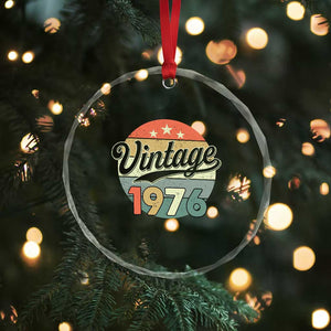 Vintage 1976 Crystal Glass Ornament 50 Year Old 50th Birthday Gifts TS10 Print Your Wear