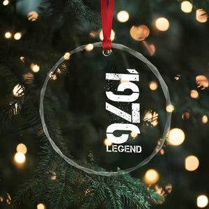 Vintage 1976 Legend Crystal Glass Ornament 50th Birthday Gifts Special Milestone TS11 Print Your Wear