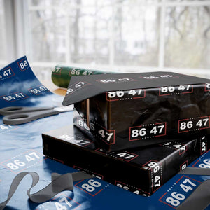 Vintage 8647 Wrapping Paper Roll US Political FDT Stars And Stripes