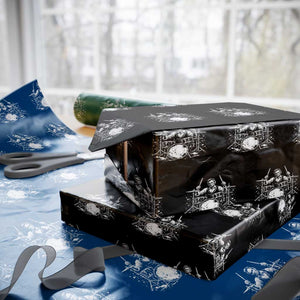 Vintage Abraham Lincoln Playing Drums Graphic Wrapping Paper Roll Abe Musician Patriotic Rockstar Drummer President TS02 Black Print Your Wear