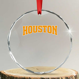 Vintage Astro Crystal Glass Ornament Retro Style 70s 80s 90s First Name Vintage Athletic Sports TS10 Transparent Glass 3'' Circle Print Your Wear