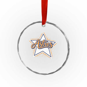 Vintage Astro Script Name Sports Style Crystal Glass Ornament Retro Baseball Fans TS10 Print Your Wear