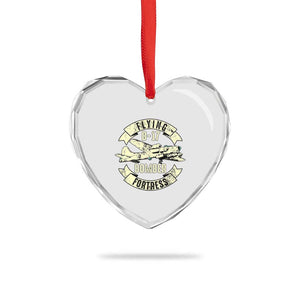Vintage B-17 Bomber WW2 Aircraft Heart Crystal Glass Ornament Plane Aviation Fighter Airplane Retro Grunge TS02 Print Your Wear