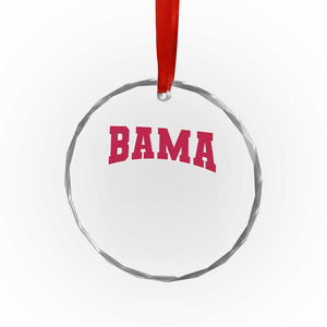 Vintage Bama Crystal Glass Ornament Retro Varsity Alabama Football Lover AL State TS10 Print Your Wear