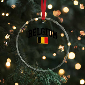 Vintage Belgium Crystal Glass Ornament Belgian Soccer Football Pride Gift for Fans TS10 Print Your Wear