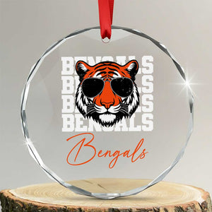 Vintage BFT Crystal Glass Ornament Retro Sports Fan Trendy Game Day Gift TS10 Transparent Glass 3'' Circle Print Your Wear