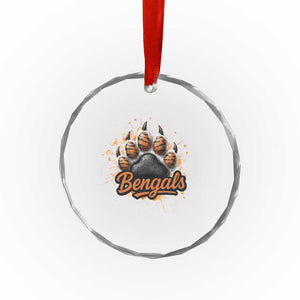 Vintage BFT Football Crystal Glass Ornament Retro Sports Fan Trendy Game Day Spirit TS10 Print Your Wear