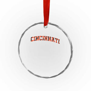 Vintage BFT Football Crystal Glass Ornament Retro Sports Style 80s 90s Cincy Cin City TS10 Print Your Wear