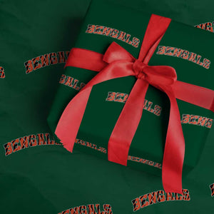 Vintage BFT Football Wrapping Paper Roll Retro Sports Style 80s 90s Gifts TS10 Green Print Your Wear