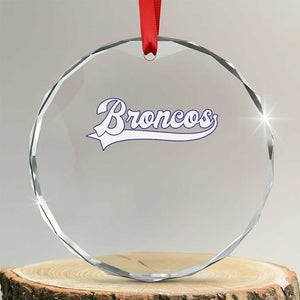 Vintage DFB Football Crystal Glass Ornament Classic Game Day Sports Name Tee TS10 Transparent Glass 3'' Circle Print Your Wear
