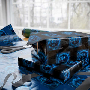 Vintage Classic Blue LF Bootleg Graphic Wrapping Paper Roll TS10 Black Print Your Wear