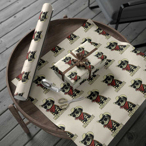 Vintage Cowboy Cat Wrapping Paper Roll Retro 90s Western Country Rodeo Meowdy Partner TS10 Beige Print Your Wear