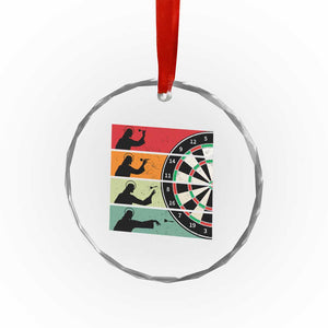 Vintage Darts Player Christian Faith Gift Crystal Glass Ornament Jesus Bullseye Shooter TS12 Print Your Wear