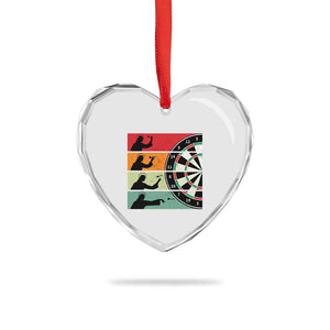 Vintage Darts Player Christian Faith Gift Heart Crystal Glass Ornament Jesus Bullseye Shooter TS12 Print Your Wear