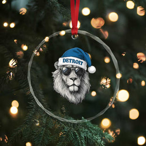 Vintage LF Christmas Crystal Glass Ornament Game Day Santa Hat Football Lovers TS10 Print Your Wear
