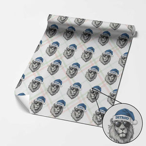 Vintage LF Christmas Wrapping Paper Roll Game Day Santa Hat Football Lovers TS10 Christmas Plaid Print Your Wear