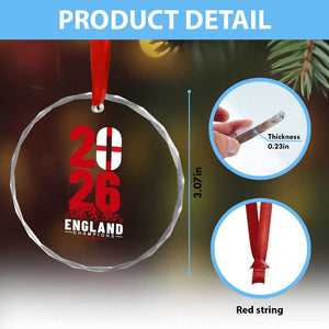 Vintage England Champions Crystal Glass Ornament Football Supporter Graphic TS12 Print Your Wear