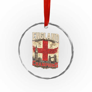 Vintage England Champions Crystal Glass Ornament Proud Football Fan Heritage TS12 Print Your Wear
