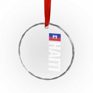 Vintage Haitian Flag Crystal Glass Ornament Proud Haitienne Haiti Independence 1804 TS10 Print Your Wear