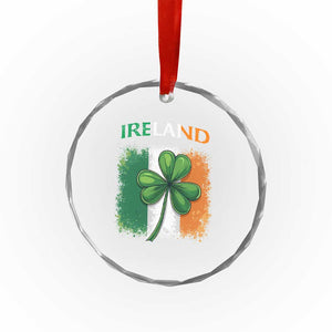Vintage Ireland Shamrock Irish Flag St Patricks Day Crystal Glass Ornament TS14 Print Your Wear