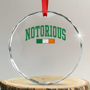 Vintage Irish Flag Notorious Crystal Glass Ornament Boxing Fans TS10 Transparent Glass 3'' Circle Print Your Wear