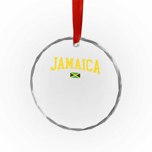 Vintage Jamaica Crystal Glass Ornament Retro Jamaican Flag National Pride Vacation TS10 Print Your Wear