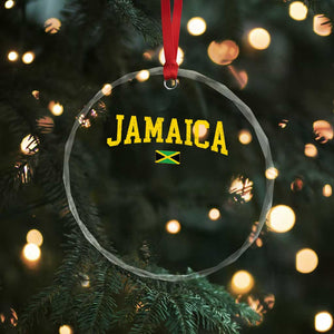 Vintage Jamaica Crystal Glass Ornament Retro Jamaican Flag National Pride Vacation TS10 Print Your Wear