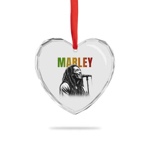 Vintage Marley Heart Crystal Glass Ornament Rastaman Jamaica Jamaican Rasta Reggage Music TS10 Print Your Wear