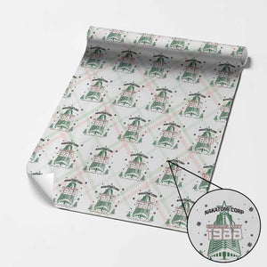 Vintage Nakatomi Plaza 1988 Christmas Party Wrapping Paper Roll TS10 Christmas Plaid Print Your Wear