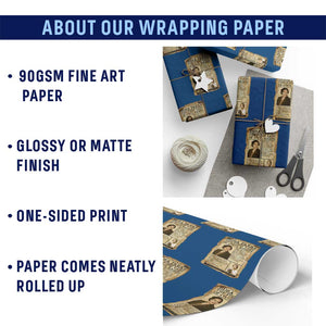 Vintage Newspaper Rosa Parks Wrapping Paper Roll Civil Rights Hero TS12 Print Your Wear